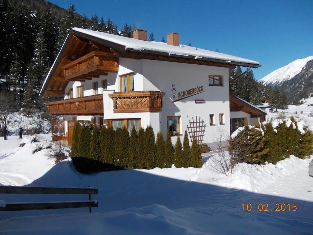 Ferienwohnung Haus Schoderböck St. Leonhard im Pitztal Exterior foto
